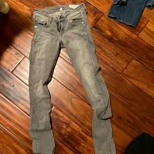Gray rag and bone jeans